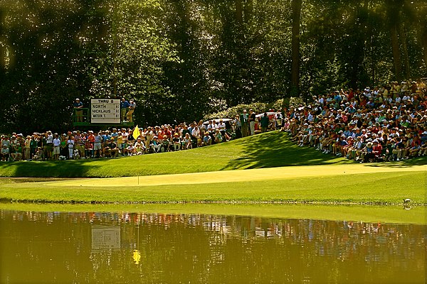 The 9th hole on the par 3 course