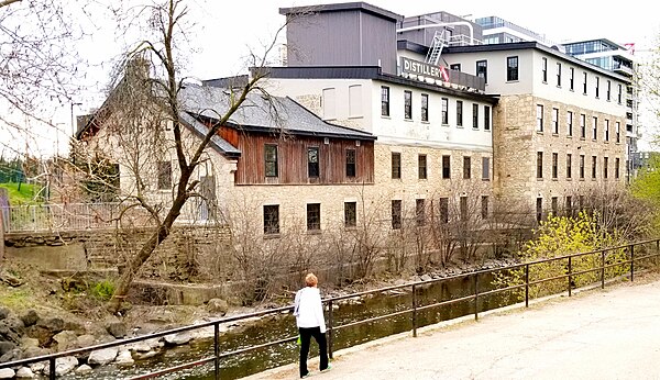 Part of Allan's Mill, built in 1850, still stands in downtown Guelph