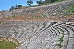 Thumbnail for File:The theatre, first built in the Late Hellenistic period but the current architectural features date to the 2nd century AD, Nysa on the Meander, Turkey (20859272602).jpg