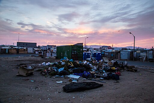 The view outside Sinenjongo High School, Joe Slovo Park, Cape Town, South Africa-3438