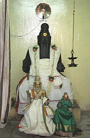 Statue of Valluvar in the Thiruvalluvar Temple, Mylapore