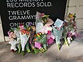 Memorial to Tina Turner outside the Aldwych Theatre.