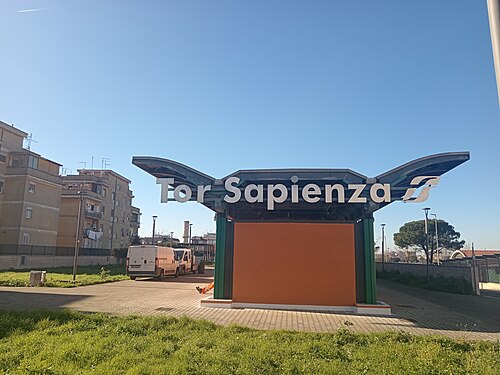 Tor Sapienza railway station