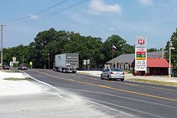 Highway 62 runs through Garfield