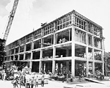Chancery under construction, 1966 US Embassy Saigon chancery building under construction 1966.jpg