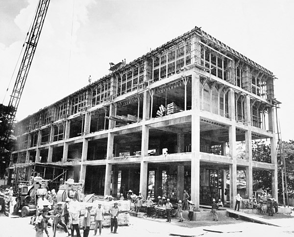 Chancery under construction, 1966