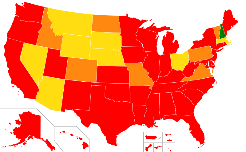 File:US seat belt laws.svg