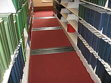 Journal issues bound into volumes in a library UTC Library IMG 0680 (842085138).jpg