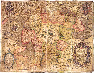 Ostfriesland um 1600, von Ubbo Emmius