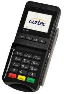 PIN pad (Brazil) used for secure payment. Um dos PinPADs mais utilizados. PPC930.png