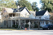 House on Union Street in Brunswick, Georgia, US. Part of the Brunswick Old Town Historic District on the National Register of Historic Places This is an image of a place or building that is listed on the National Register of Historic Places in the United States of America. Its reference number is 79000727.