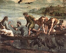 Rafaelova tapiserija Čudesni ribolov iz oko 1515.