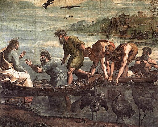 V&A - Raphael, The Miraculous Draught of Fishes (1515)