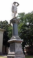 Van Buren Confederate Monument at the Crawford County Courthouse in Van Buren, Arkansas Van Buren Confederate Monument 001.jpg