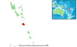 Éfaté - Localizzazione