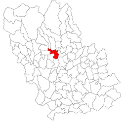 Vărbilău – Mappa