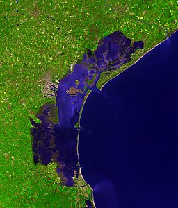 Venice Lagoon from space
