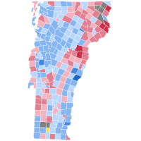 Resultados da eleição presidencial de Vermont de 2000 por Municipality.svg