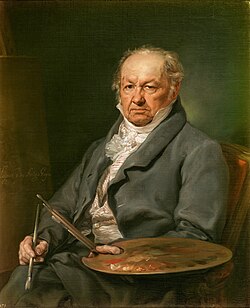 Vicente López, Goya, 1826.