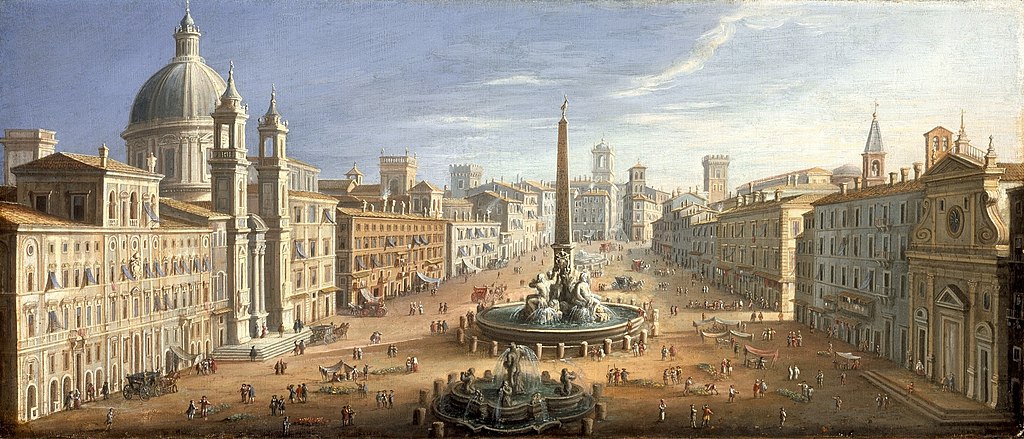 View of the Piazza Navona, Rome LACMA 49.17.3