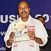 Virendra Kumar releasing the compilation of speeches, written by children of CCIs, at the closing ceremony of the weeklong festival ‘Hausla 2017’, in New Delhi.jpg