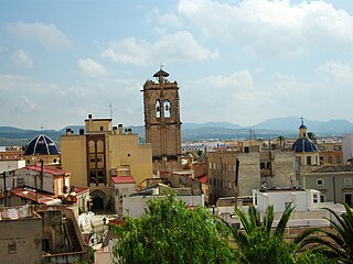 Vista d'Oriola (Baix Segura, País Valencià) des dels Pous del Cremós.JPG