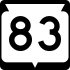 State Trunk Highway 83 marker 