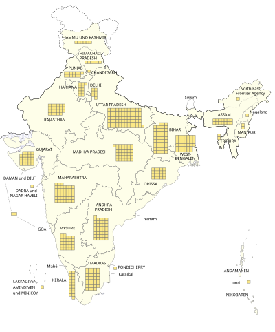 Parlamentswahl In Indien 1967: Vorgeschichte, Wahlkreiseinteilung, Wahlbeteiligung