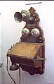 Image 15Wooden wall telephone with a hand-cranked magneto generator