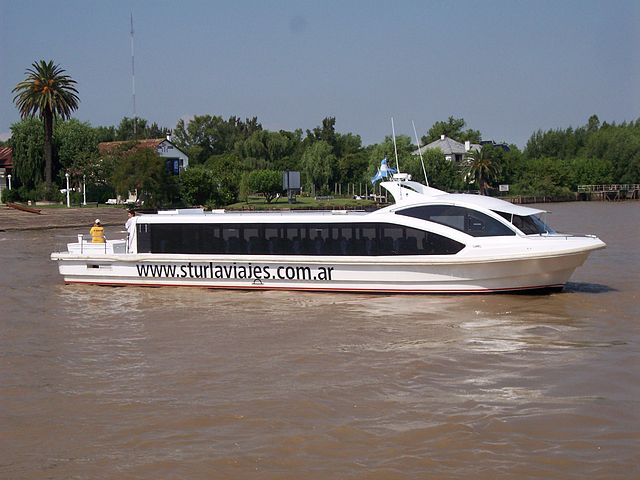 Water Bus in Tigre, Buenos Aires