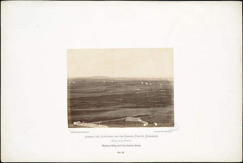 File:Waukerusa Valley, south from Lawrence, Kansas. (Boston Public Library).jpg