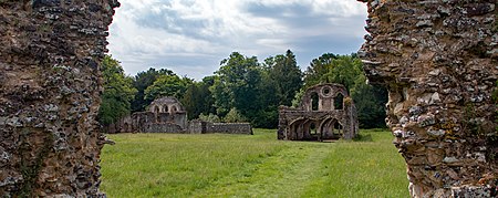 Waverley abbey panorama