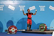 Deutsch: Gewichtheben bei den Olympischen Jugendspielen 2018; Tag 2, 10. Oktober 2018; Jungen 62 kg English: Weightlifting at the 2018 Summer Youth Olympics at 8 October 2018 – Boys' 62 kg