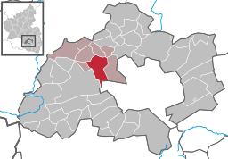 Läget för Weilerbach i Landkreis Kaiserslautern