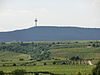 View from the east to the Weilerskopf with the Weilerskopf telecommunications tower