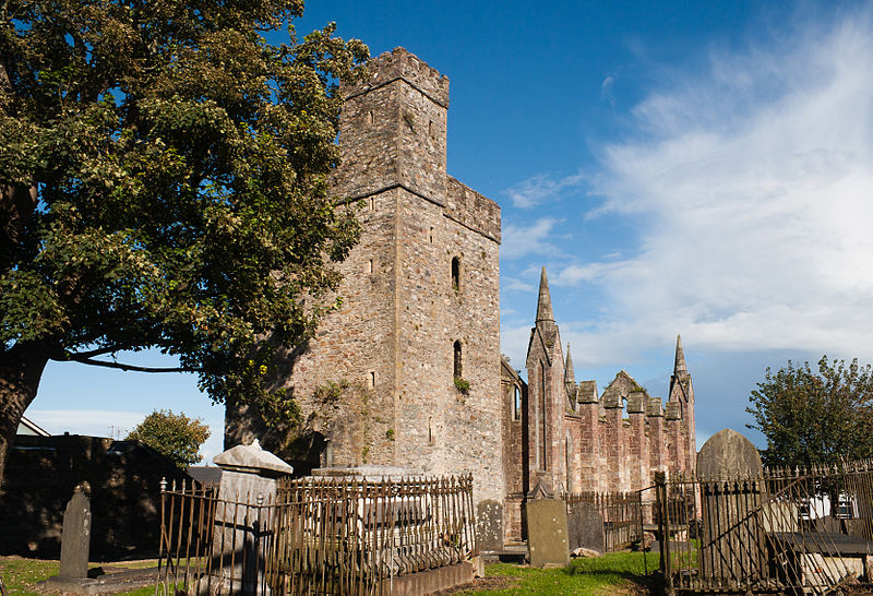 File:Wexford Selskar Priory Tower and Selskar Church Nave II 2012 10 03.jpg