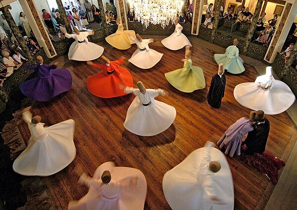 Whirling Dervishes in Istanbul, Turkey