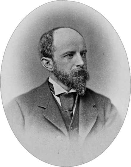 1885 photograph of Adams by William Notman