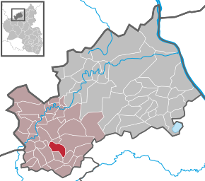 Poziția Wimbach pe harta districtului Ahrweiler