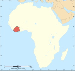Windward Coast location in red