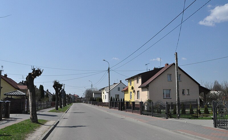 File:Wysokie Mazowieckie Wspolna street.jpg