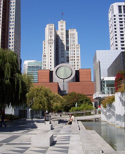 San Francisco Museum of Modern Art from Yerba Buena Gardens