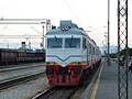 412/416 EMU de ŽPCG con nueva librea en la estación de Podgorica.