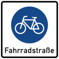 Zeichen 244 Beginn der Fahrradstraße[36]