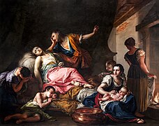 The Death of Rachel by Giambettino Cignaroli - Gallerie Accademia