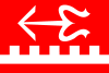 Vlajka obce Červená Lhota