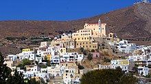 Ano Syros mit der Kathedrale Agios Georgios