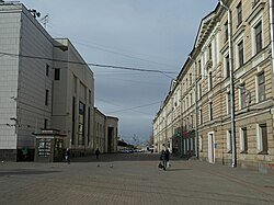 Uitzicht vanaf de Komsomolstraat