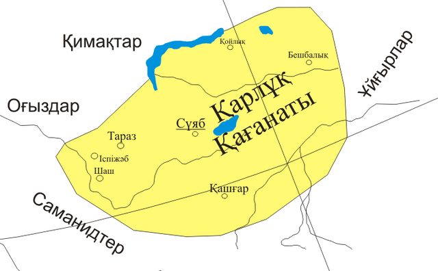 Location of Karlukai