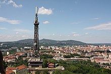 Les monts d'Or vus de Fourvière.